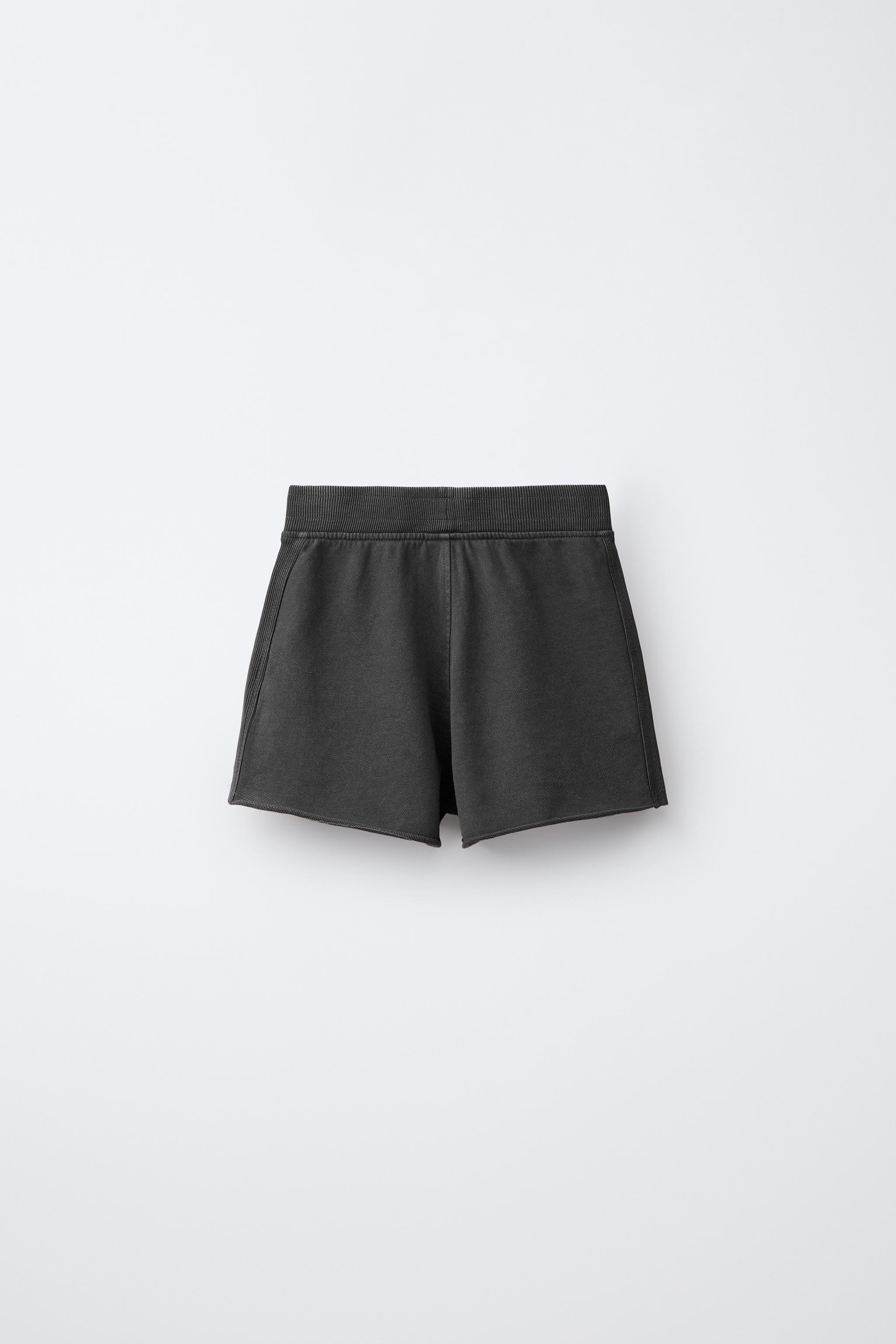 BERMUDA DE JOGGING EFFET DÉLAVÉ